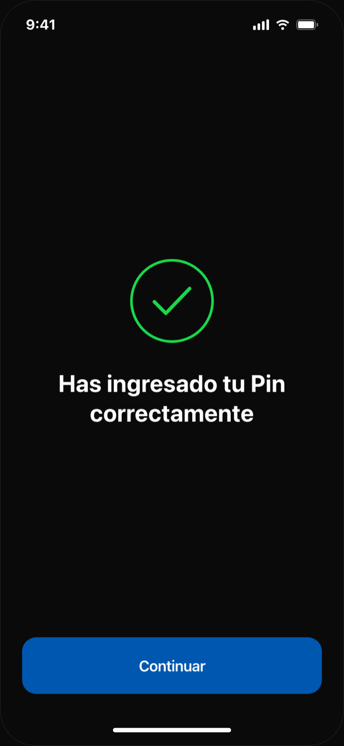 Registro completado con éxito